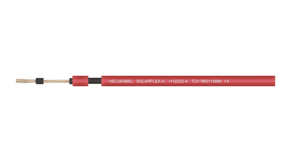 Solar Cable XLC 10.00mm2 Rød 100m