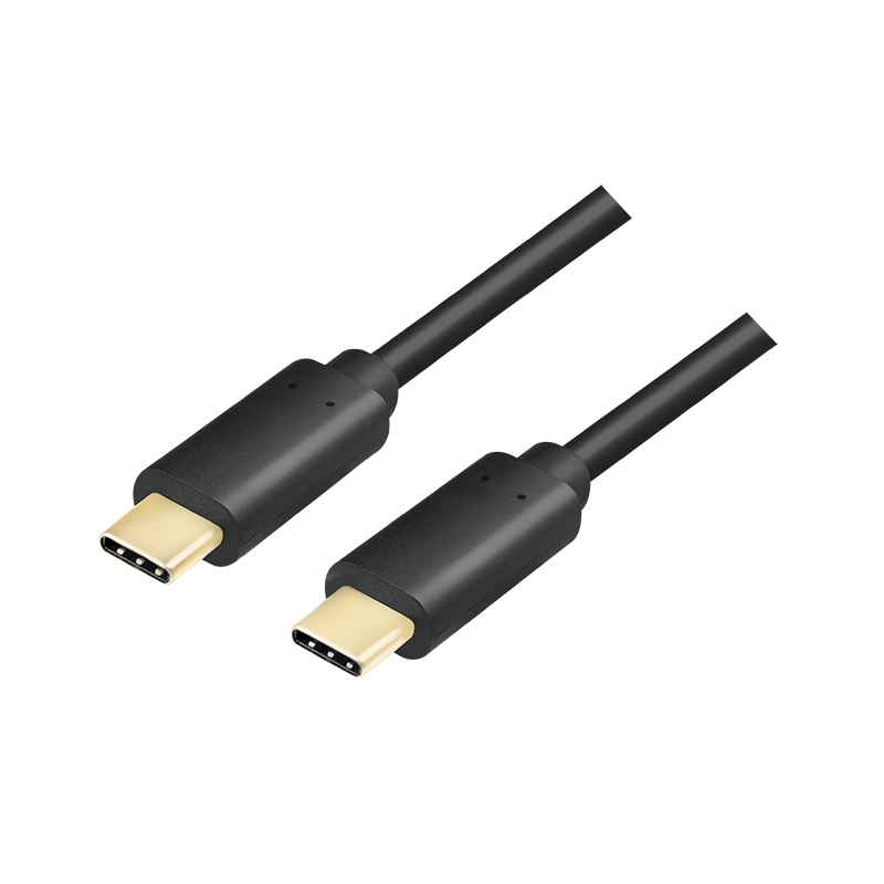 USB 3.2, USB-C > USB-C, sort, 1m