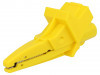 Croco Clip 4mm Yellow TESTEC 1000V CATIII