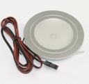 LED indbygningsspot, Ø=69mm. varm hvid, 2,5W silver