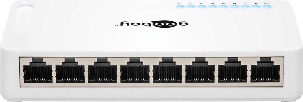 8 Port Gigabit Ethernet Switch with 8 RJ45 ports 10/100/1000Mbps Auto-Negotiation