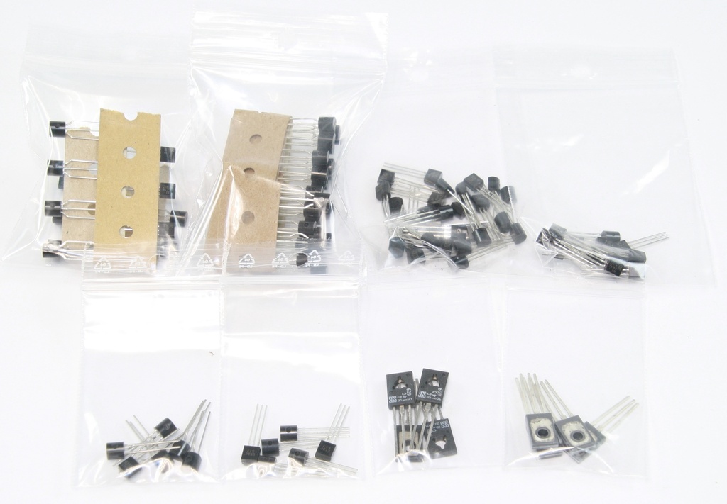 Transistor sortiment, 100 stk.