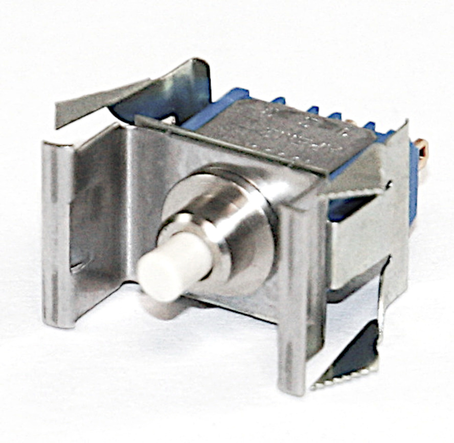 Push-button switch on-(on) 1P