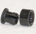 LED Holder Sleeve+Ring 3mm.