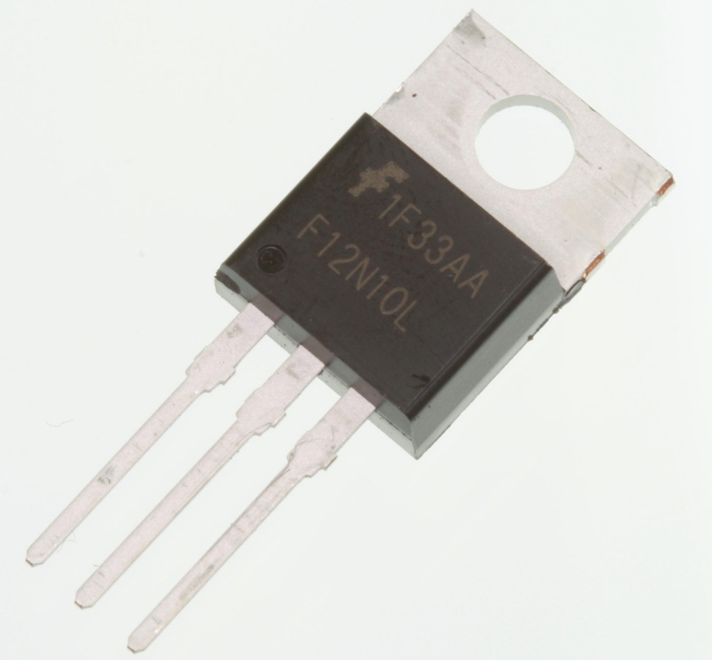 Transistor MOSFET, , N-Ch, 100V, 12A, TO-220AB