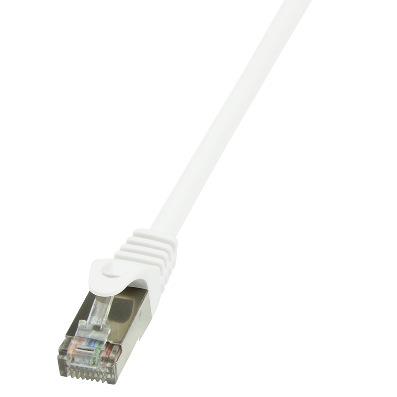 Patch Cable Cat.6 F/UTP EconLine white 1,00m 