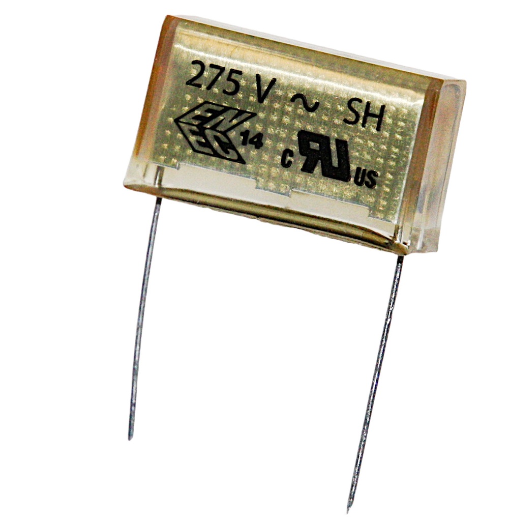 X2 capacitor 100nF 275VAC RM 20,3mm