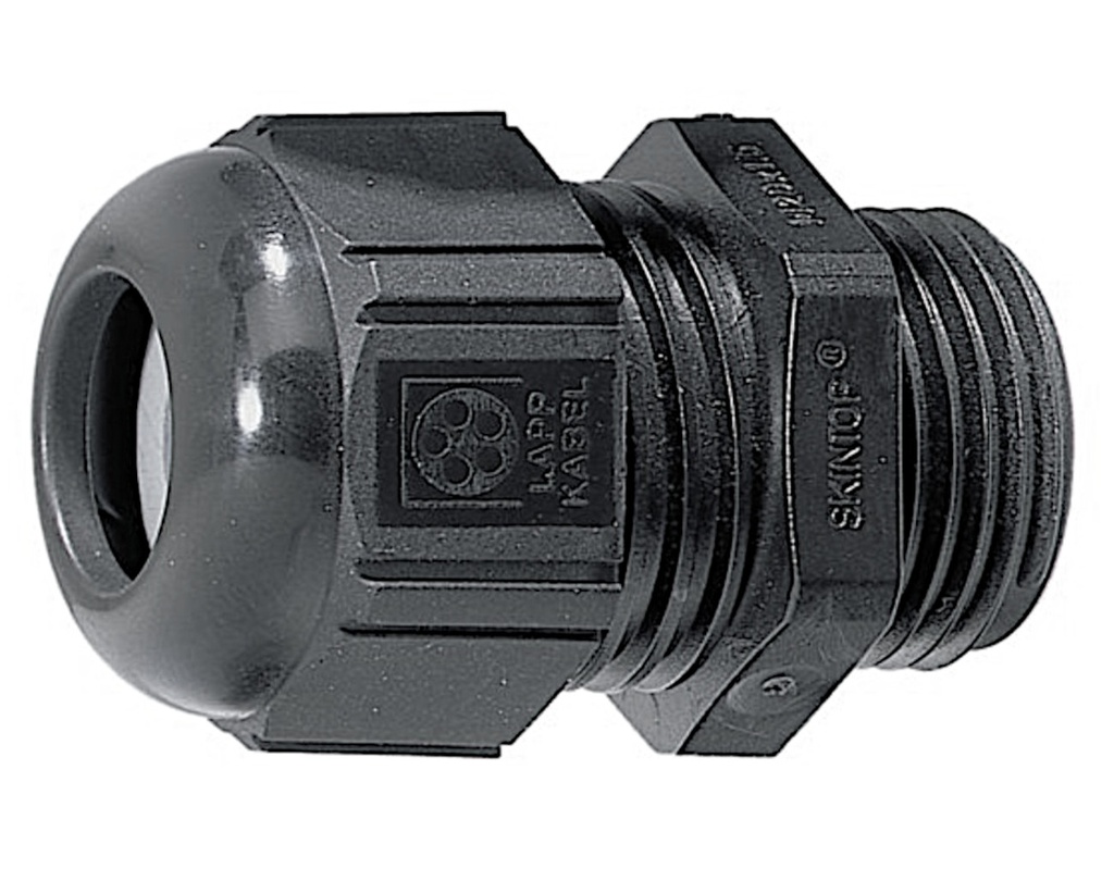 Kabelforskruning M16 2-7mm Sort
