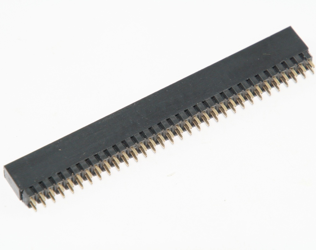 Female Header 2R Straight 2x32-Pole