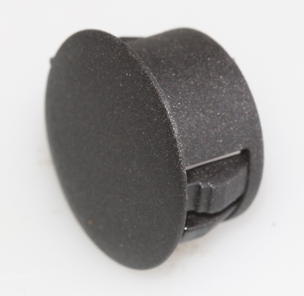 Blændprop for hul Ø=16mm. Sort