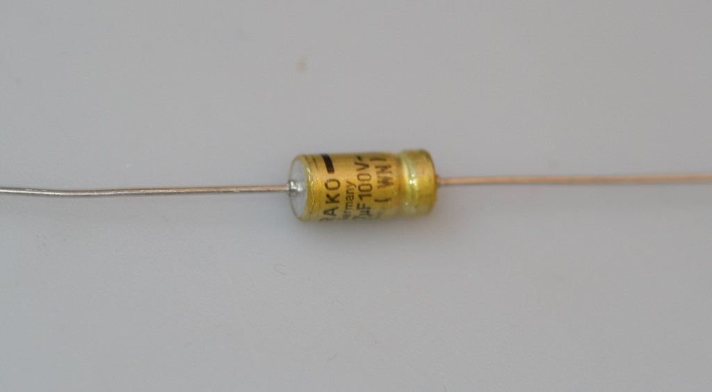 El-Capacitor 4,7µF/100V-6,3x13mm