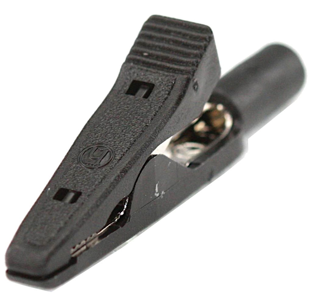 Krokodillenæb 42 mm, Ø=2mm, sort