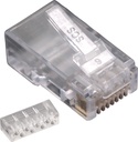 Cat.5e/solid/utp 8P8C RJ45 modular Plug for RUND kabel