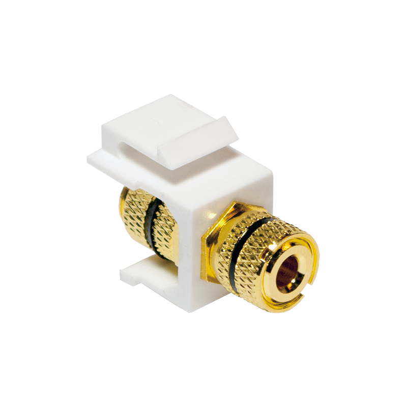 Keystone In-Line Coupler Binding Post > Threaded Bushing - black