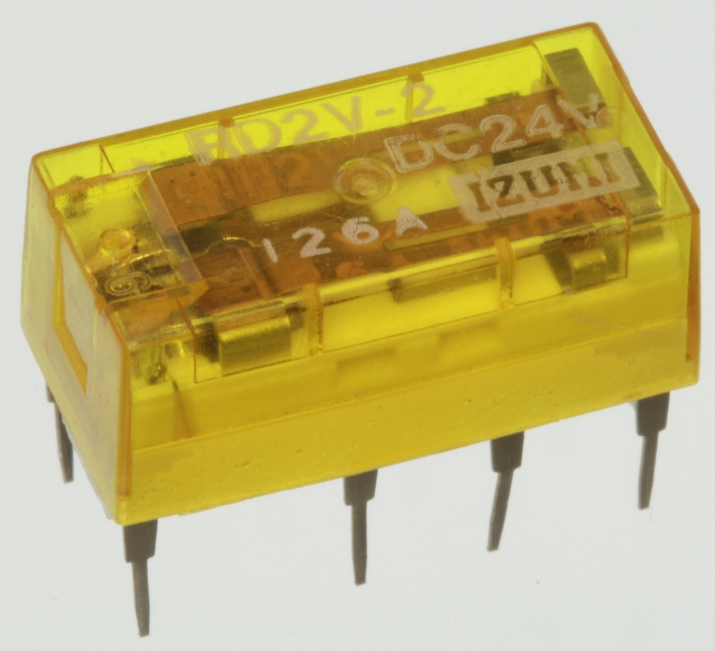 IZUMI relæ 24VDC/ 2skifte