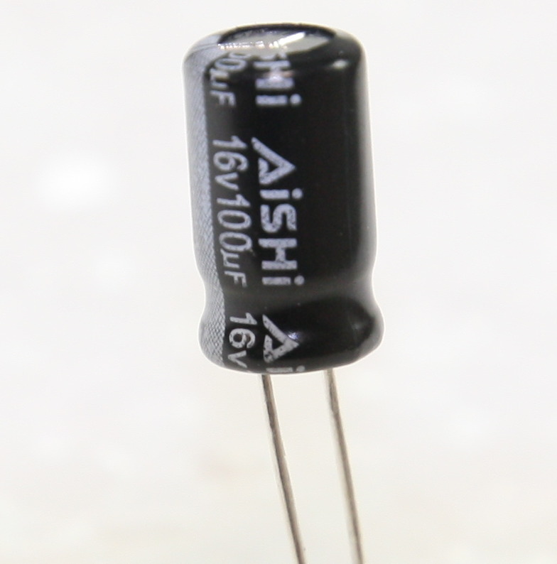 El-Capacitor 100µF/16V-6,3x11-P2,5