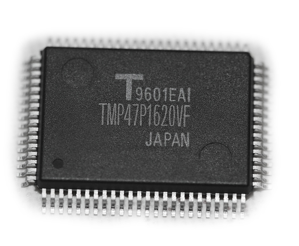 4-BIT, OTPROM, 6 MHz, MICROCONTROLLER, PQFP-80