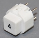 Tryktast med påskrift "4"
