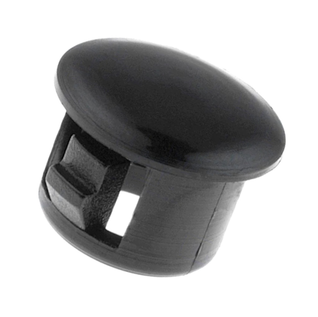 Blændprop for hul Ø=6,5mm. Sort