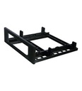 Indbygningsramme 5,25" -> 3,5", SORT