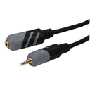 Minijack 2,5mm STEREO HAN / 3.5mm STEREO HUN 1m.