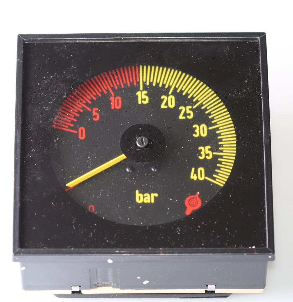 Drejespoleinstrument 24VDC Skala mrkt: "bar"