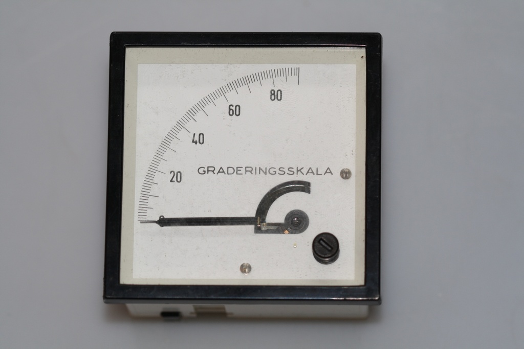 Drejespoleinstrument mrkt: Graderingsskala 0-90¤