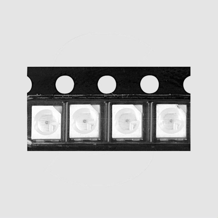 SMD-LED White 2240mcd 120&deg; PLCC