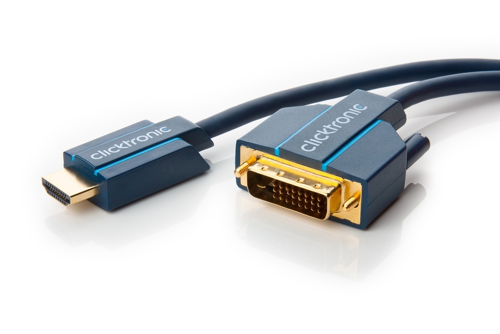 Clicktronic HDMI - DVI, 20m