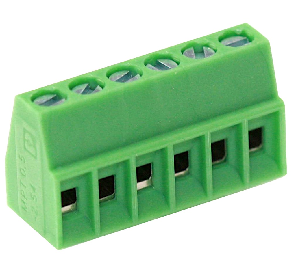 PCB Terminal Block 6P 2.54mm