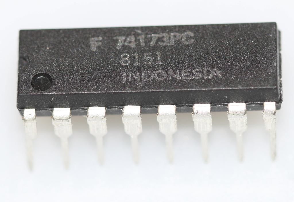 Quad d flip-flop with three-state outputs DIP-16