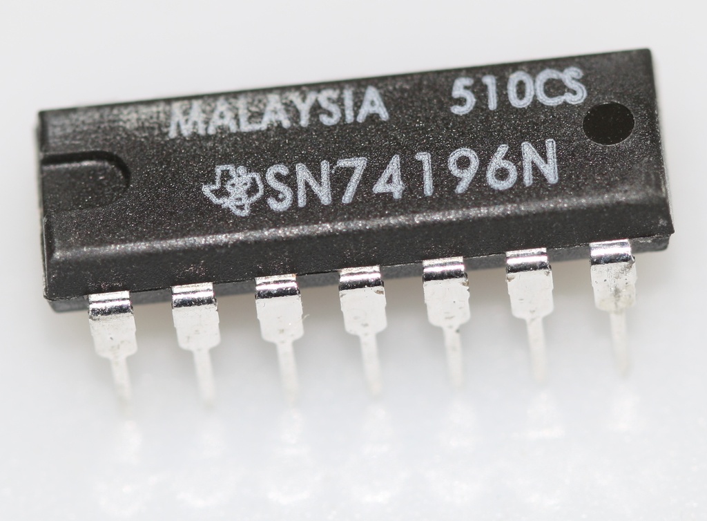 Presettable decade counter/latch DIP-14
