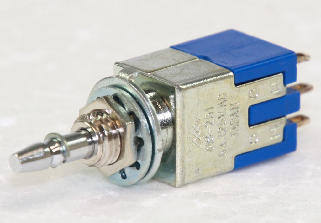 Trykafbryder 2-pol ON/ON 6A 125VAC