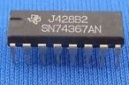 Hex buffer with noninverted three-state outputs DIP-16