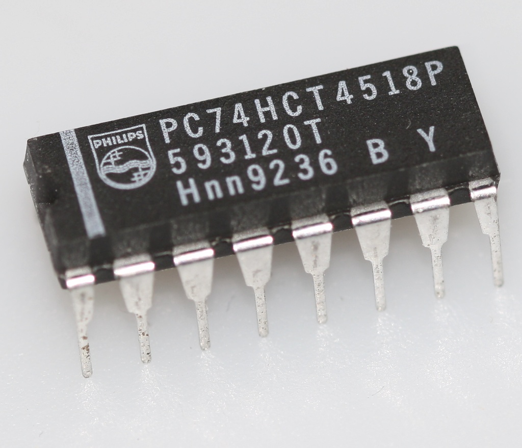 Dual synchronous BCD counter DIP-16