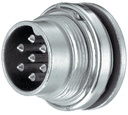 AMPHENOL - PLUG FRONT PANEL MOUNT C091D 7WAY 