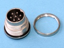 AMPHENOL - PLUG BACK PANEL MOUNT C091D 7WAY
