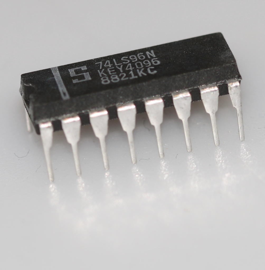 5-bit parallel-In/out shift register, asynchronous preset  DIP-16