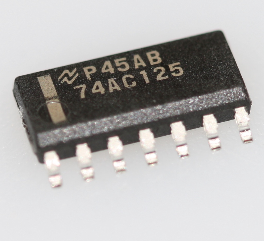 Quad bus buffer with three-state out SO-14