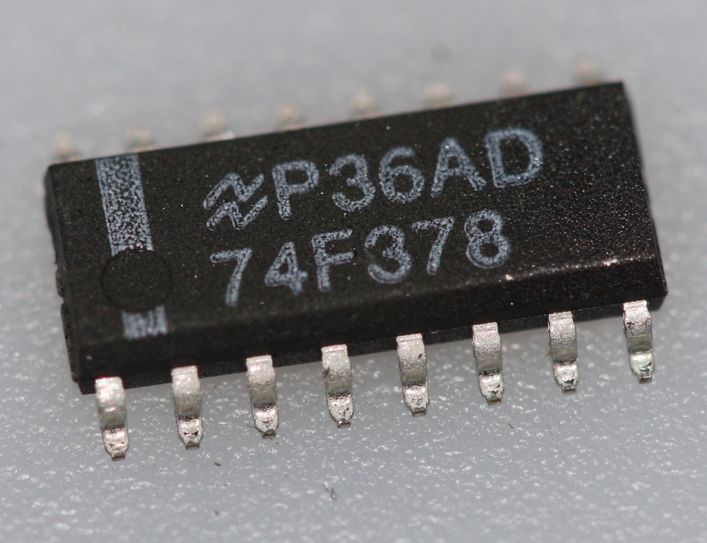 6-bit register with clock enable SO-16