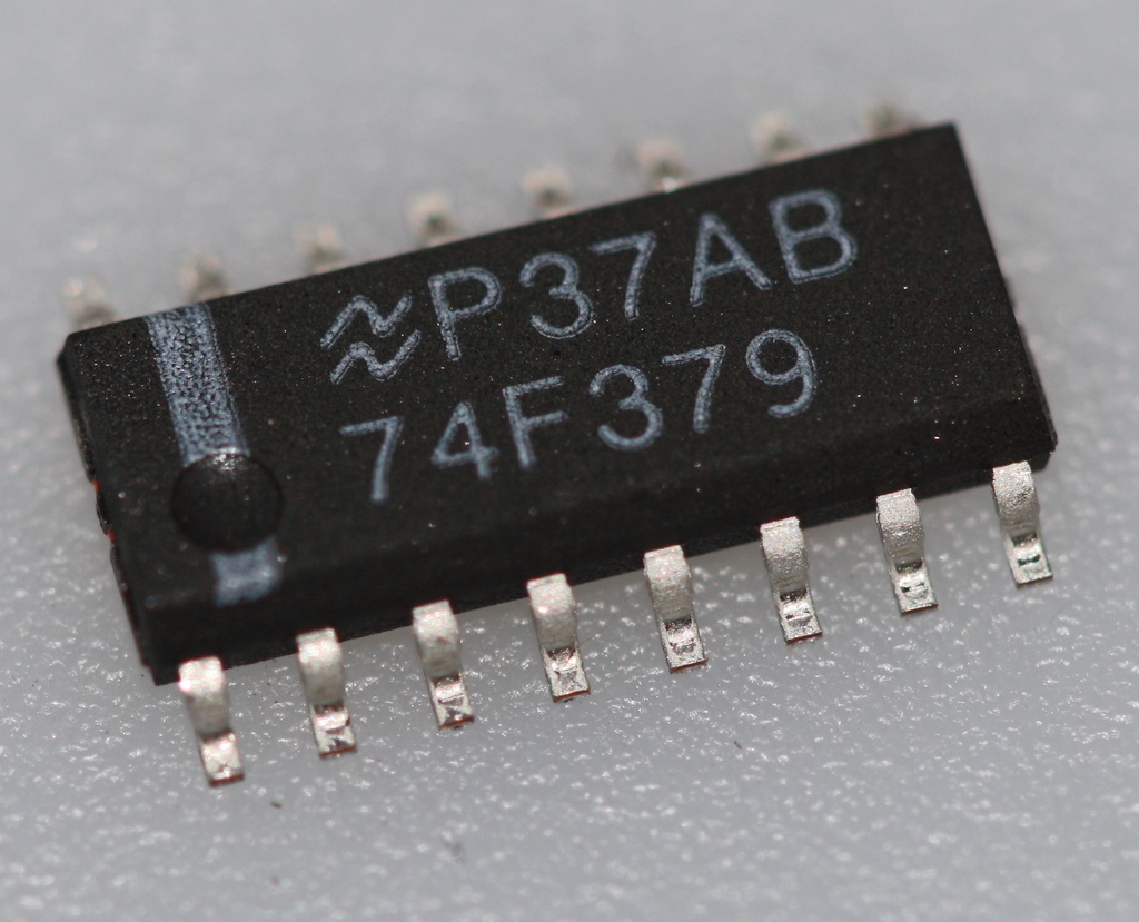 4-bit register with clock enable SO-16