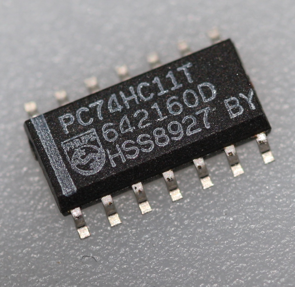 Triple 3-input AND gate SO-14