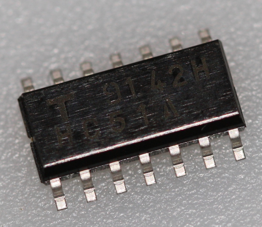 Dual 2-wide 2-input AND-OR-invert gate SO-14