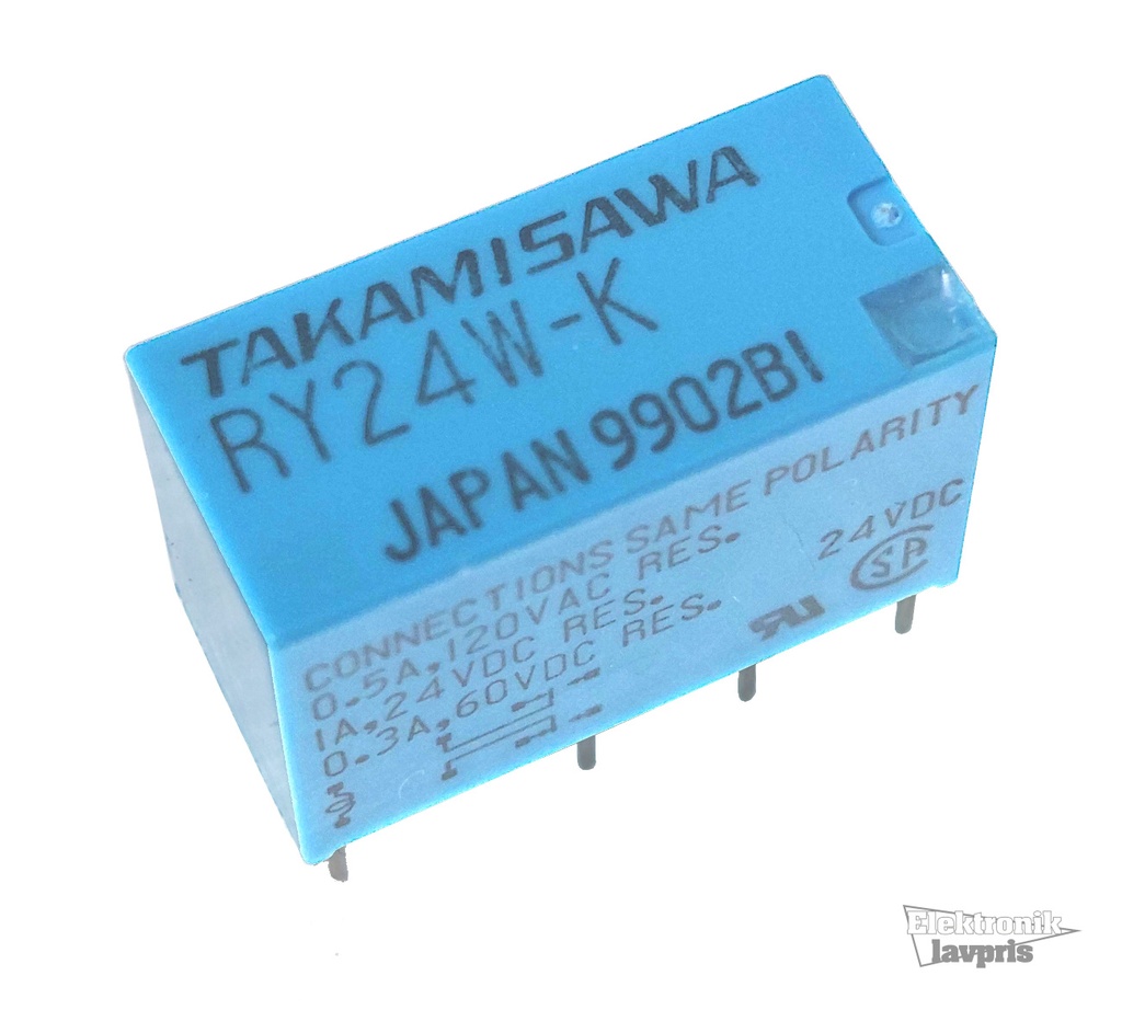 Relay DPDT 1A 24V 2880R Supersensitiv