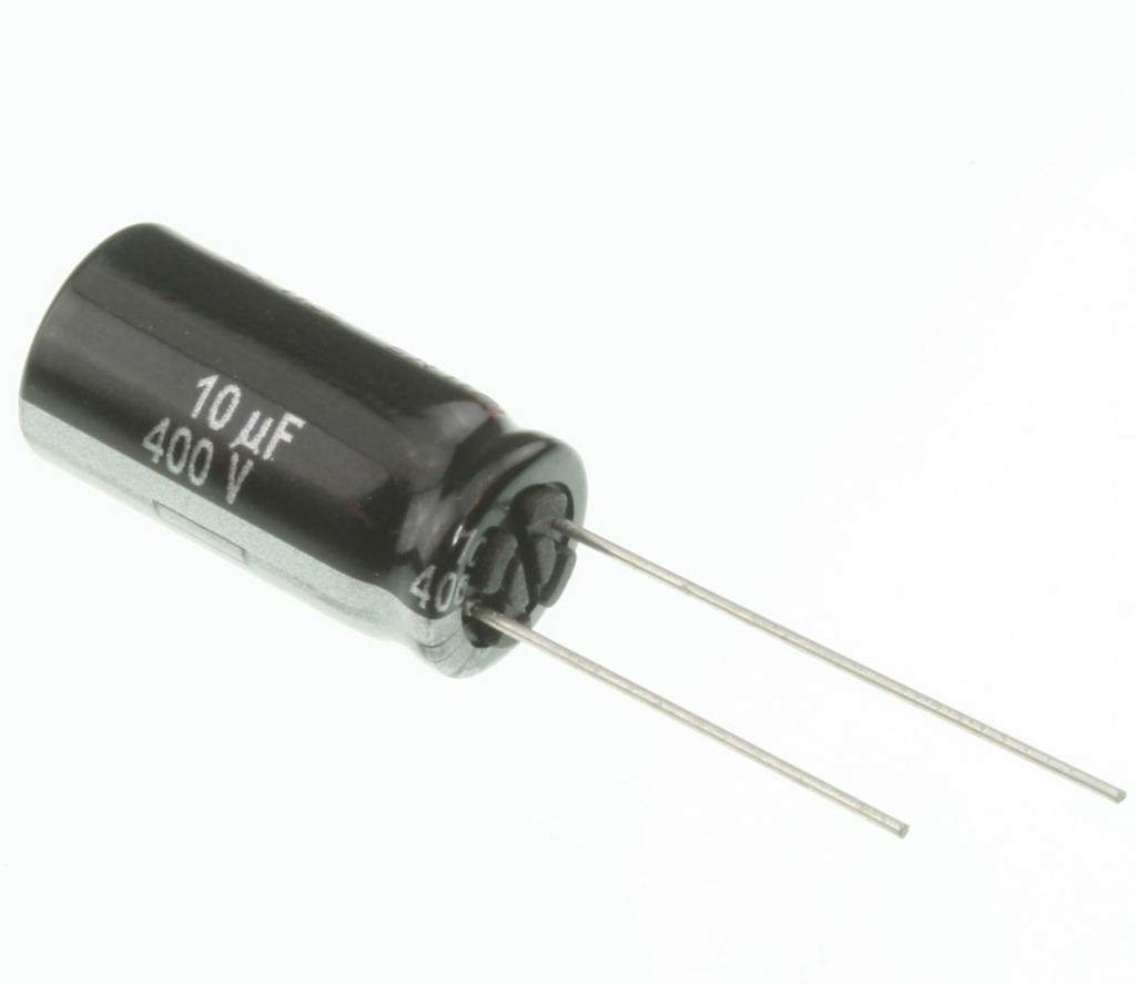 El-Capacitor 10µF/400V-P5-10x20