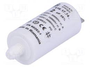 Motorstart kondensator 2uF, 475V 25x49mm.