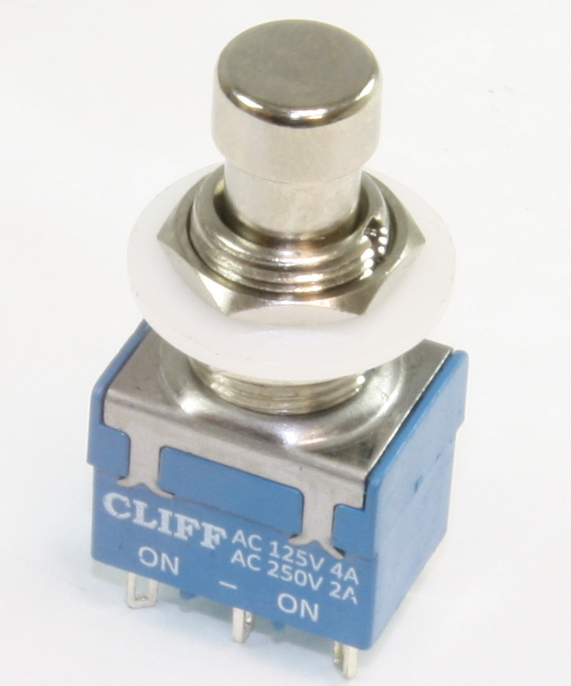 Fodkontakt 2 x ON/ON 2A 250VAC 12,2.mm