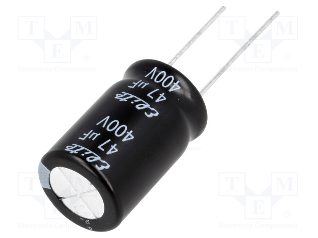 El-Capacitor 47µF/400V-P7,5-16x25