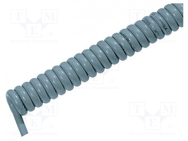 Spiralkabel 5x1,50mm² 0,5/1,25mtr