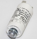 Motorstart kondensator 2,5uF, 420V =25x56,5mm.
